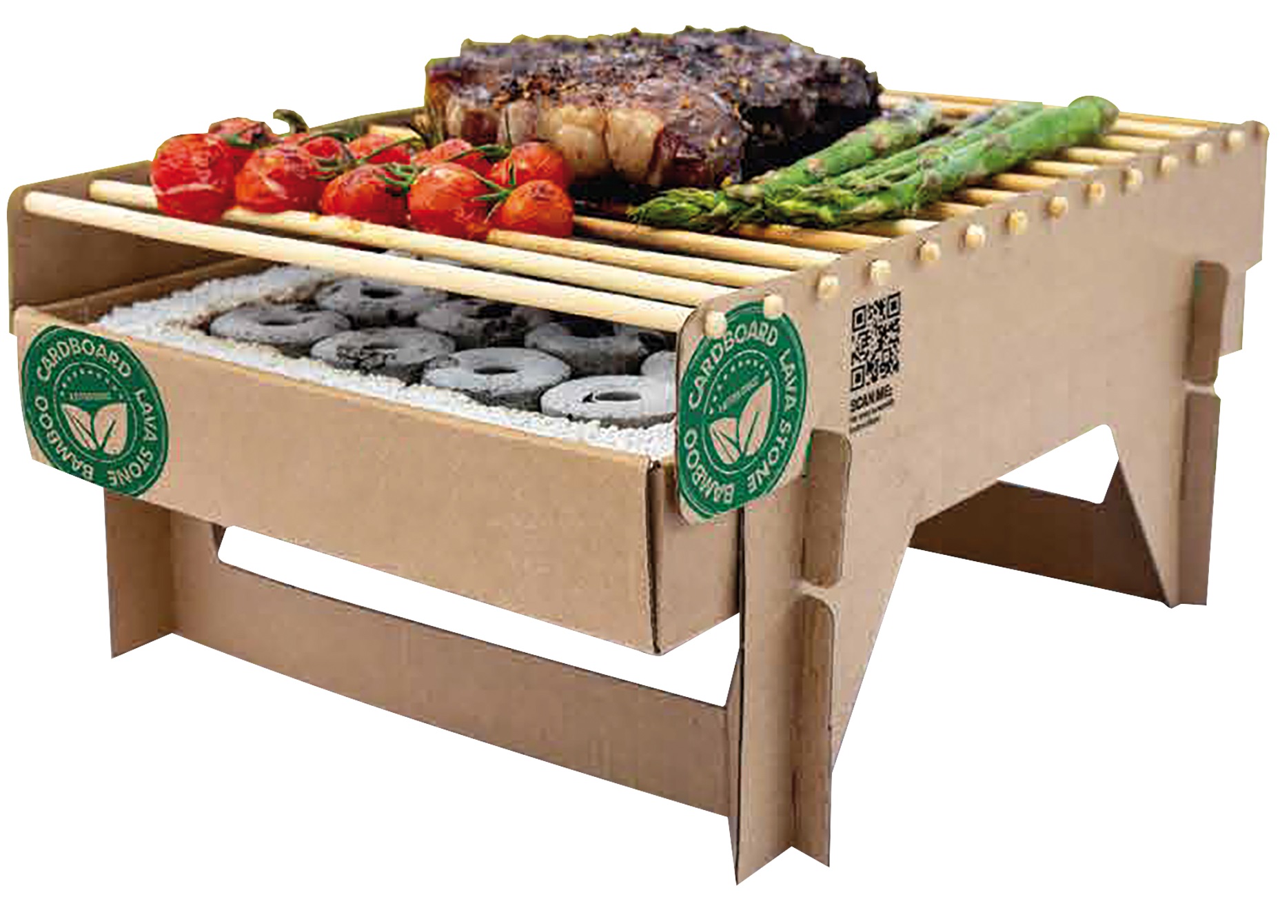 Barbacoa portátil biodegradable S&M 650000